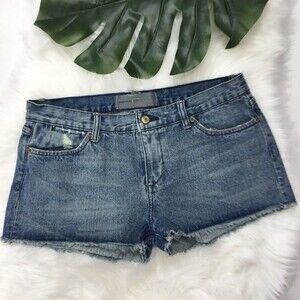 Anthropologie Paper Denim & Cloth Cut Off Jean Shorts 30